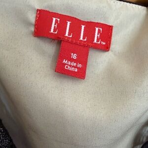 Elle Women's Midi Dress - Black & Silver